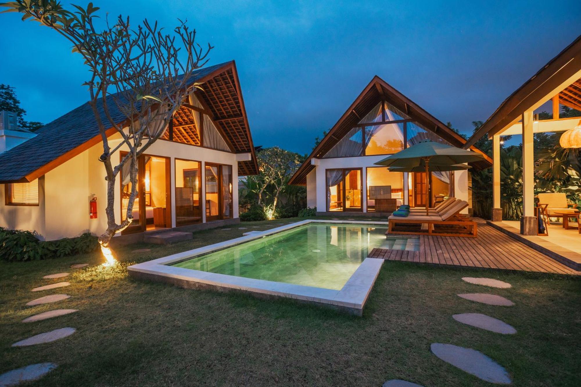 Arpana Luxury Private Pool Villas 金巴兰 外观 照片