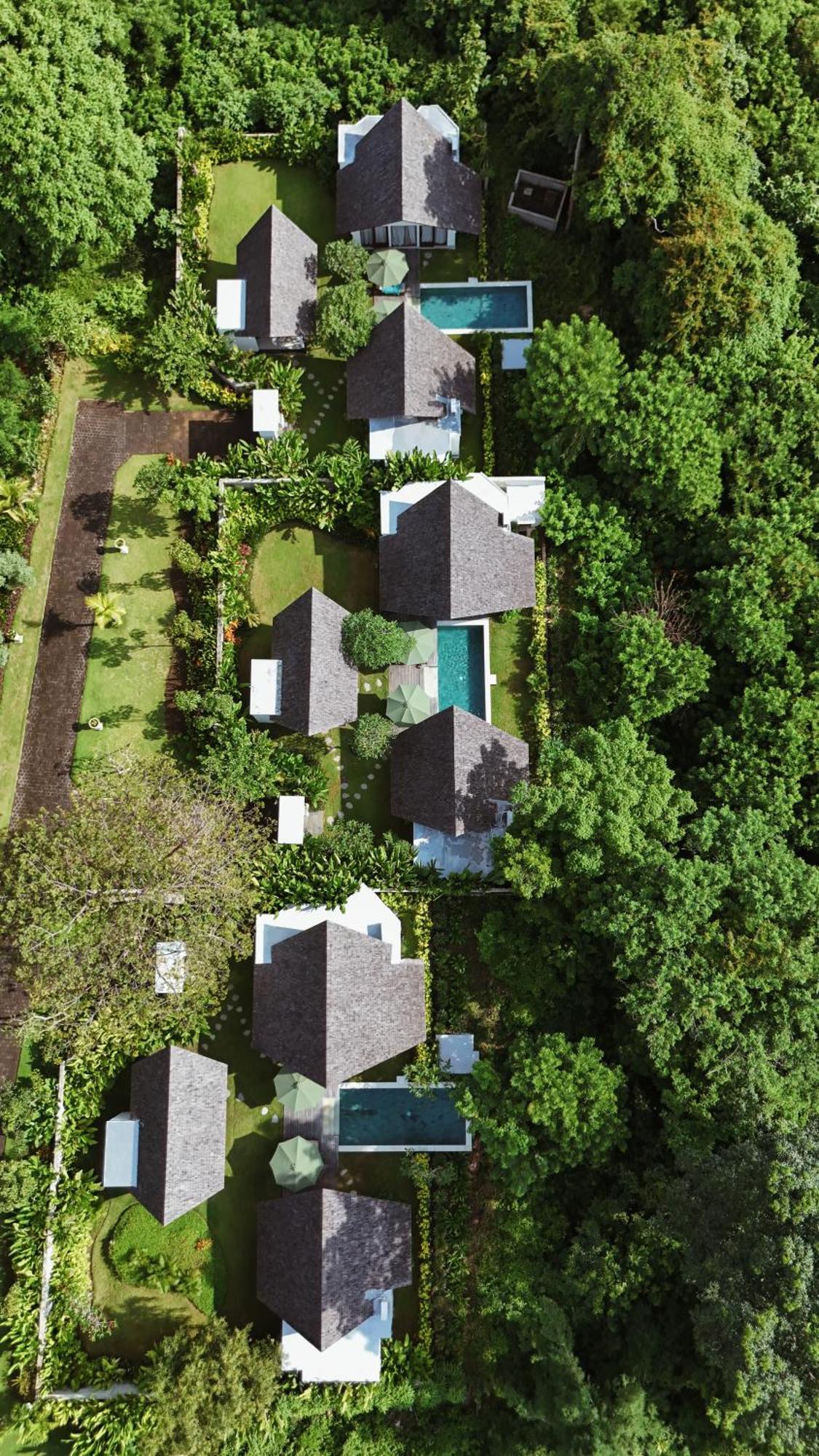 Arpana Luxury Private Pool Villas 金巴兰 外观 照片